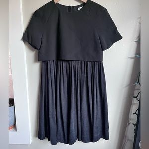 Balenciaga silk baby doll dress